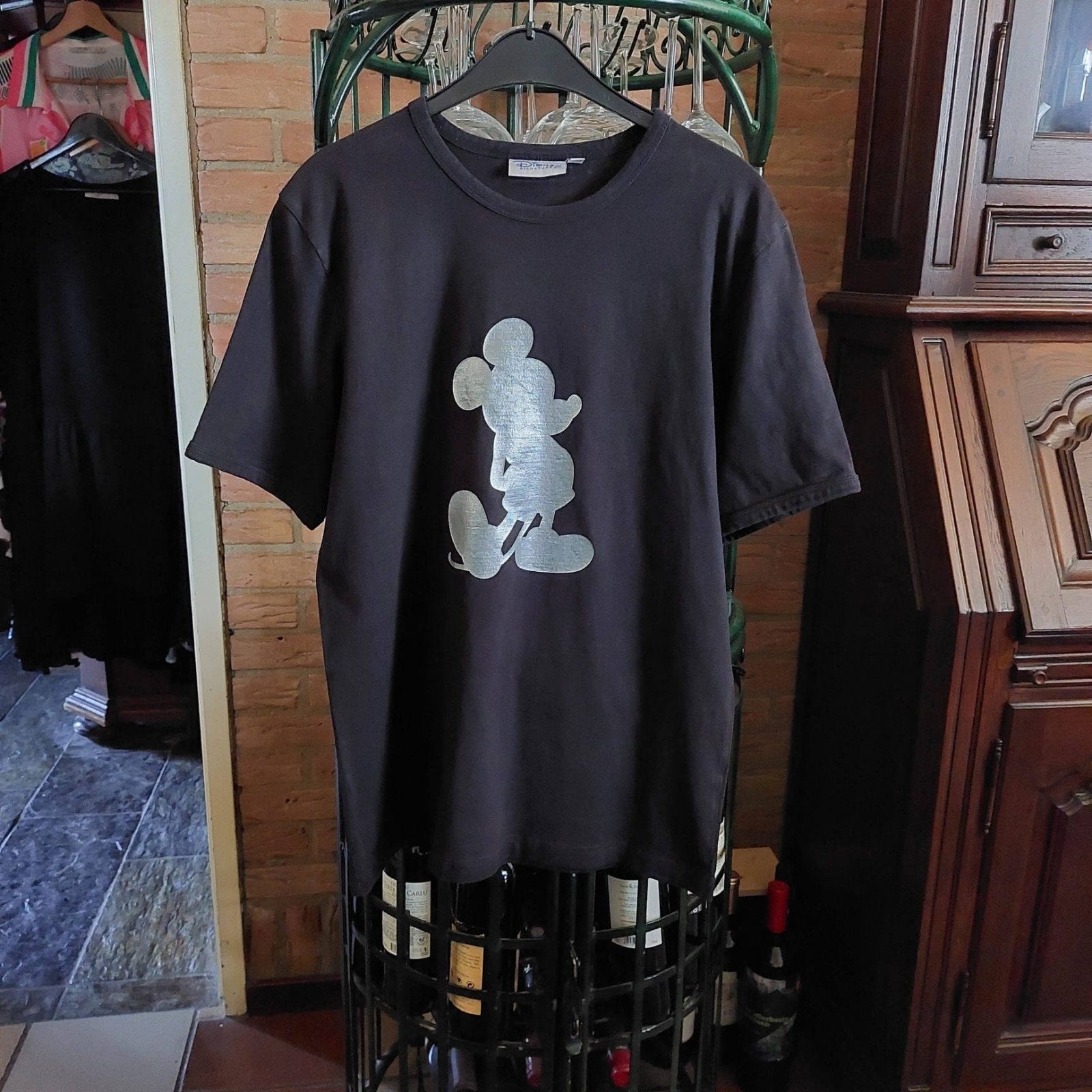 T-Shirt van het merk Disney.  Maat XL., Kleding | Heren, Verzenden, Zwart, Maat 56/58 (XL), Zo goed als nieuw