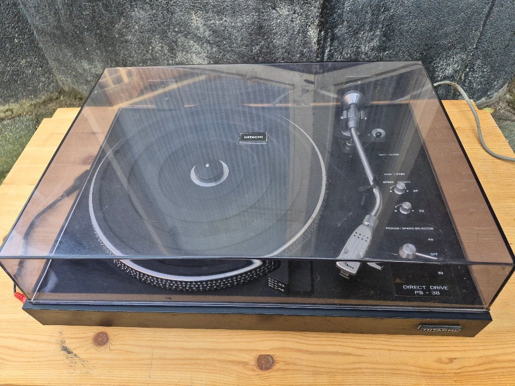 Hitachi platenspeler PS-38, een echte Japanner, direct drive, Audio, Tv en Foto, Platenspeler, Ophalen, Overige merken, Gebruikt