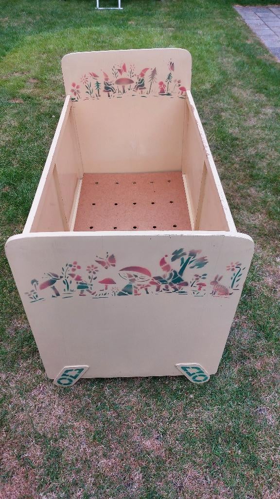 Kinderledikant. Kinderbedje. Retro. Vintage., Ophalen, Gebruikt, Ledikant