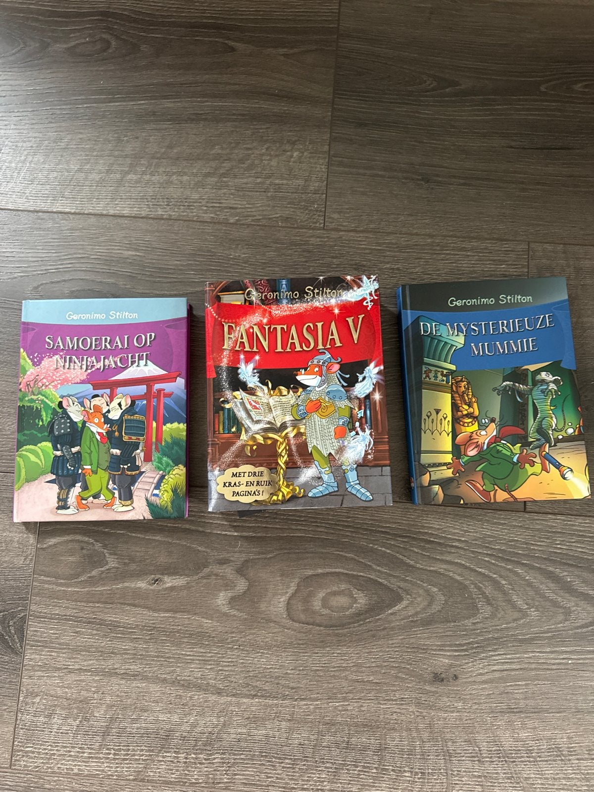 Geronimo Stilton Boeken: Fantasia V, Samoerai, Mysterieuze M, Ophalen, Zo goed als nieuw, Fictie