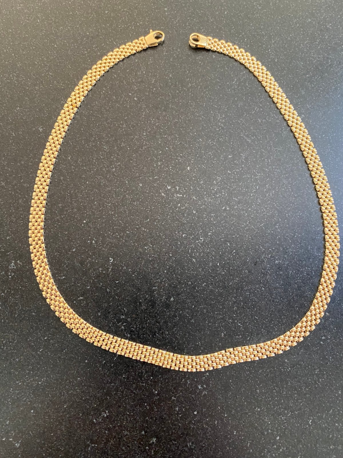 Gouden ketting / collier rolex schakel ( 46cm/22,31 gram), Ophalen of Verzenden, Zo goed als nieuw, Geel, Goud