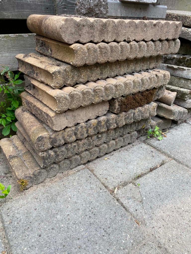 Palissade rondoband, Tuin en Terras, Ophalen, Gebruikt, Minder dan 180 cm, Overige typen