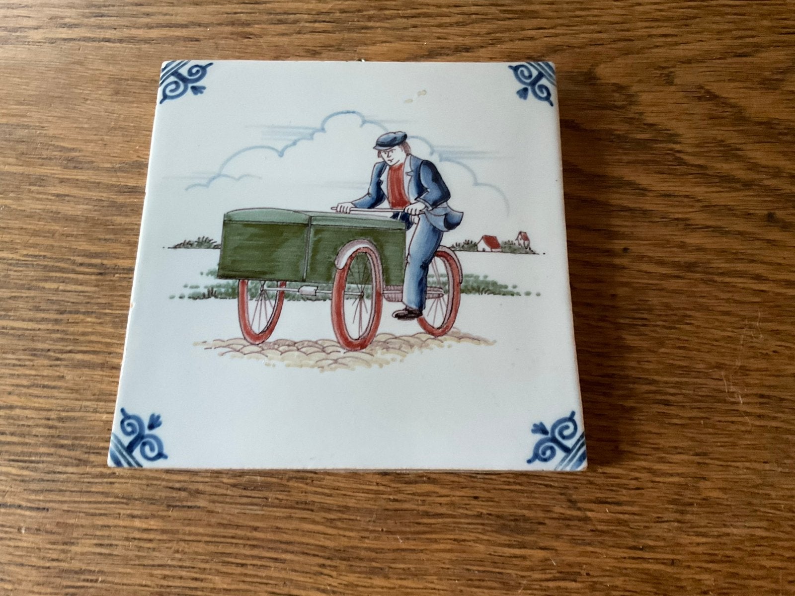 KLM Cargo Delfts Blauw Tegel - Transport (1991), Ophalen of Verzenden