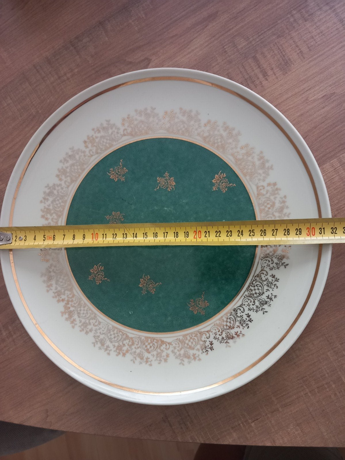 Antieke schaal van 32cm doorsnede Jäger Krüger, Ophalen of Verzenden