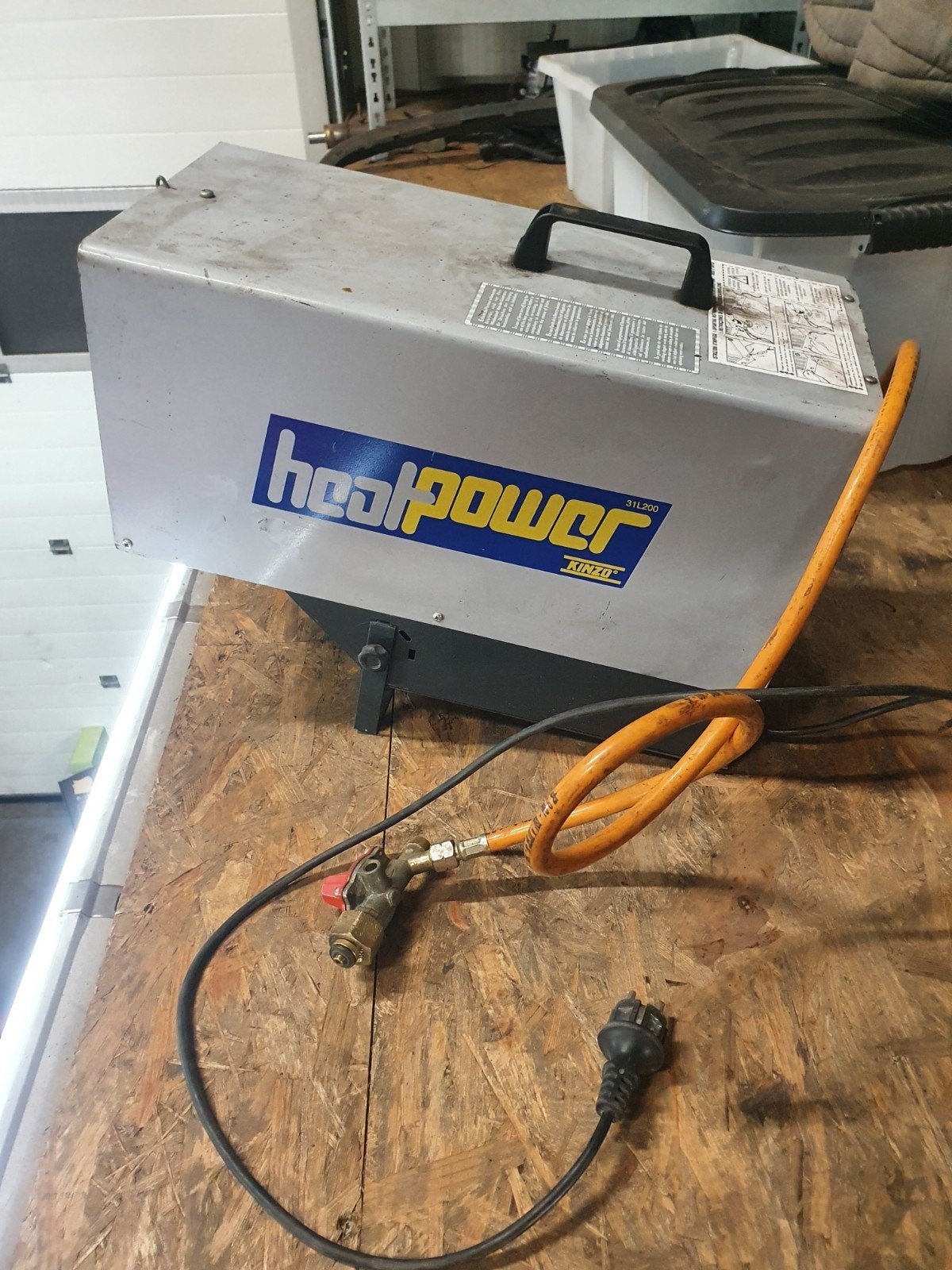 Heatpower 31L200 gaskachel (werkend weggezet), 30 tot 80 cm, Gebruikt, Kachel, Minder dan 60 cm