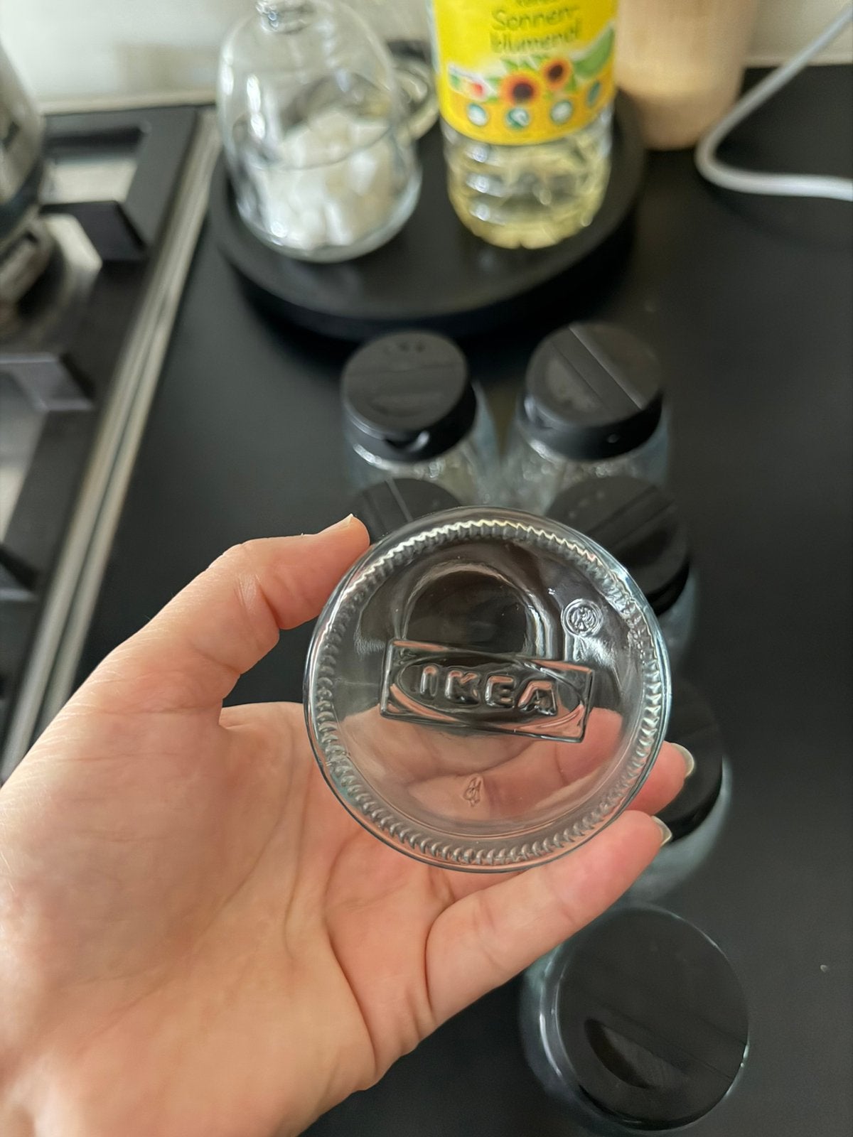 Ikea kruidenpotjes, Huis en Inrichting, Ophalen, Gebruikt, Overige typen, Glas