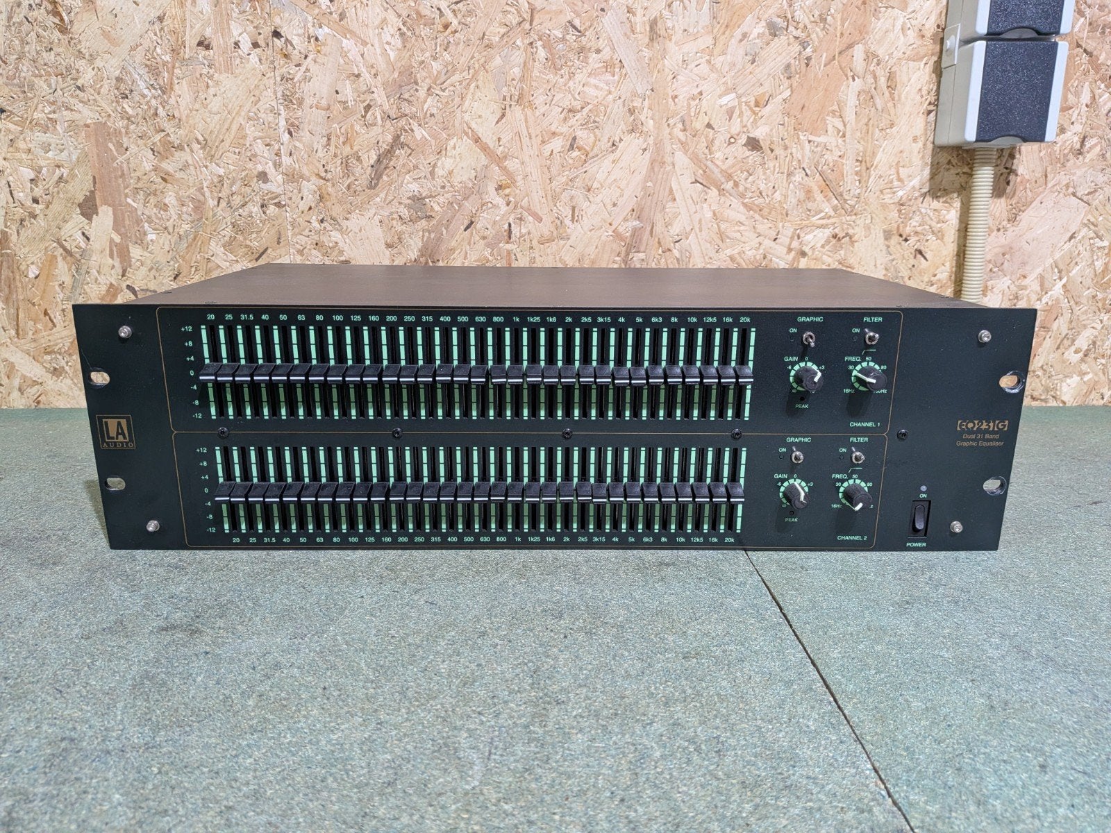 LA Audio EQ231G Dual 31-bands Grafische Equalizer, Ophalen of Verzenden, Equalizer
