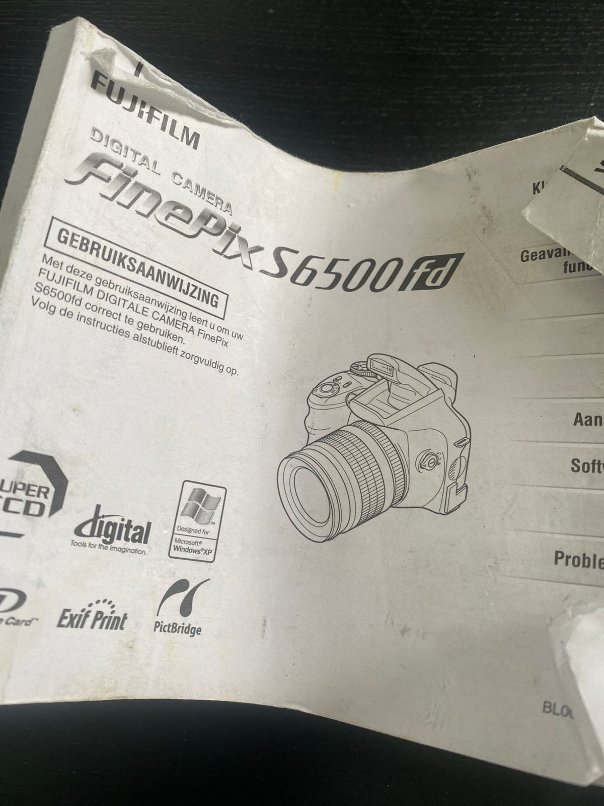 Fotocamera Fujifilm  FinePix S6500fd, Ophalen, Gebruikt, Spiegelreflex, 6 Megapixel
