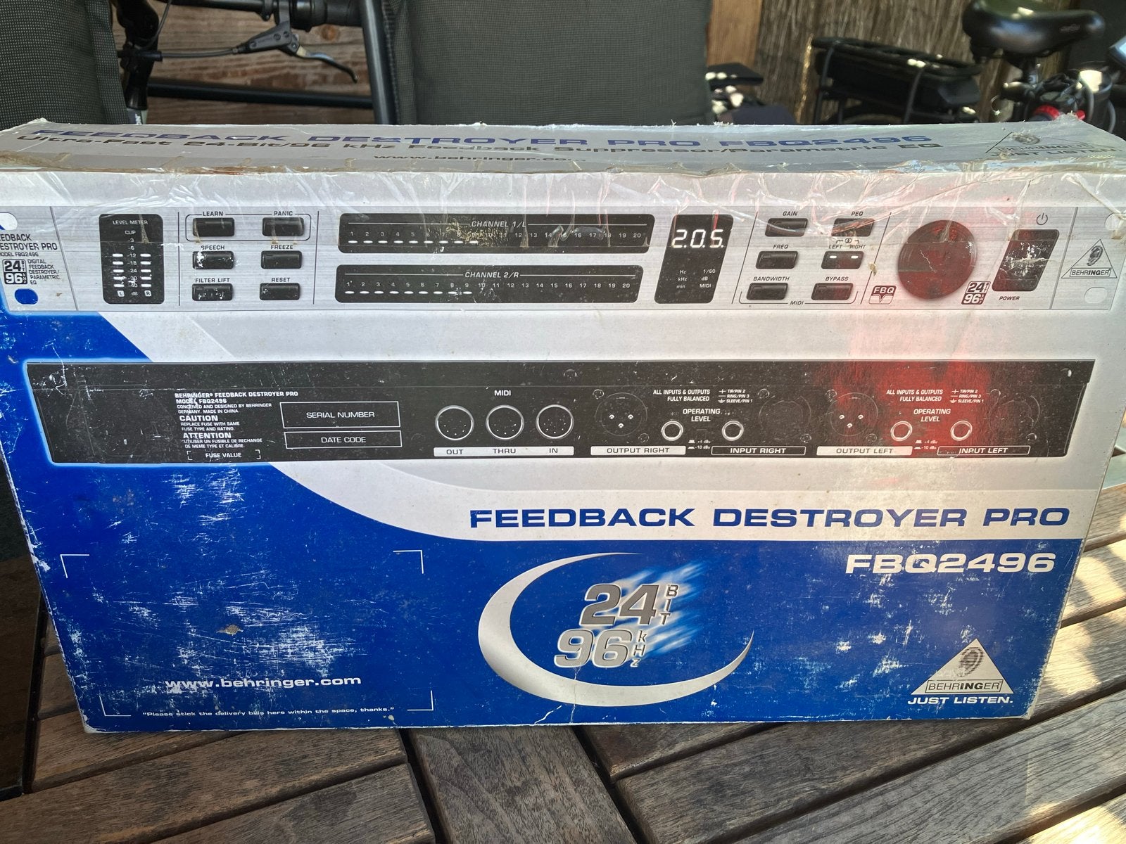 Behringer Feedback Destroyer Pro FBQ2496 Equalizer, Ophalen of Verzenden, Gebruikt, Equalizer