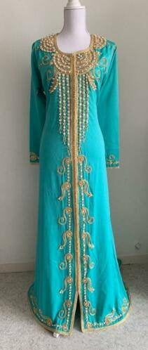 Mooie Kaftan bewerkt met steentjes maat 36 - 38!, Overige typen, Overige kleuren, Verzenden, Nieuw
