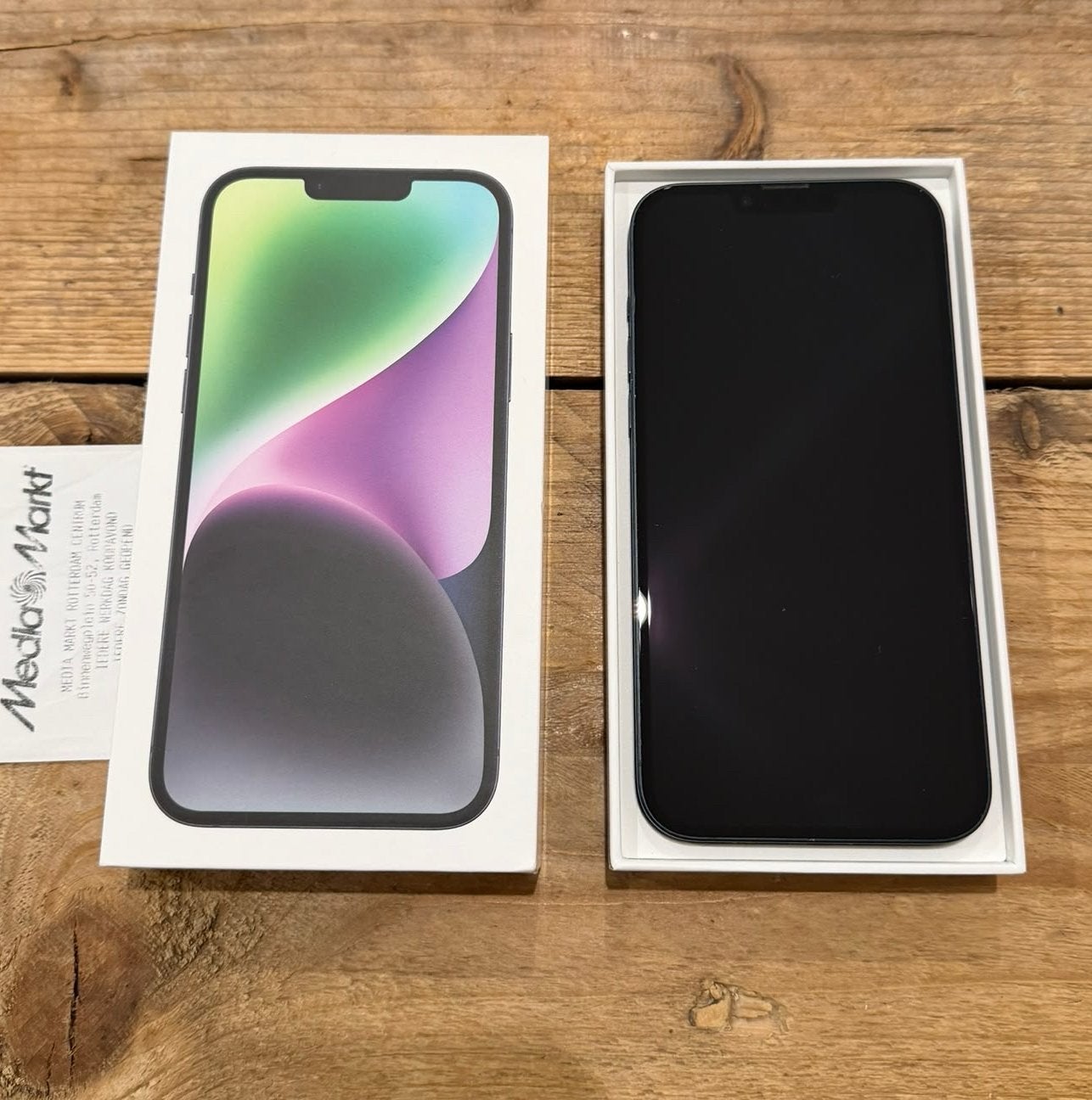 iPhone 14 Plus 128GB Midnight, Telecommunicatie, 128 GB, IPhone 14 Plus, Zwart, Nieuw