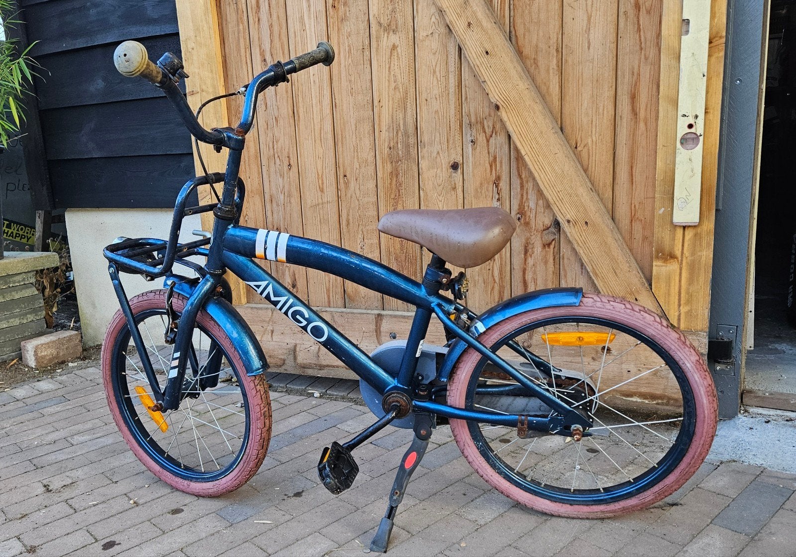 Jongens fiets, Fietsen en Brommers, Ophalen, Gebruikt, 14 inch of minder