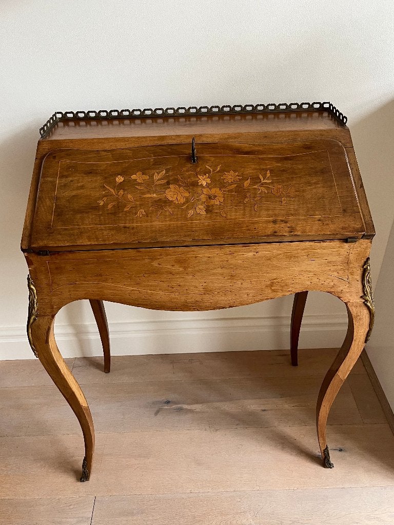 secretair/bonheur du jour antiek h 89 x l 67 x b 40/43,5, Antiek en Kunst, Antiek | Meubels | Kasten, Ophalen
