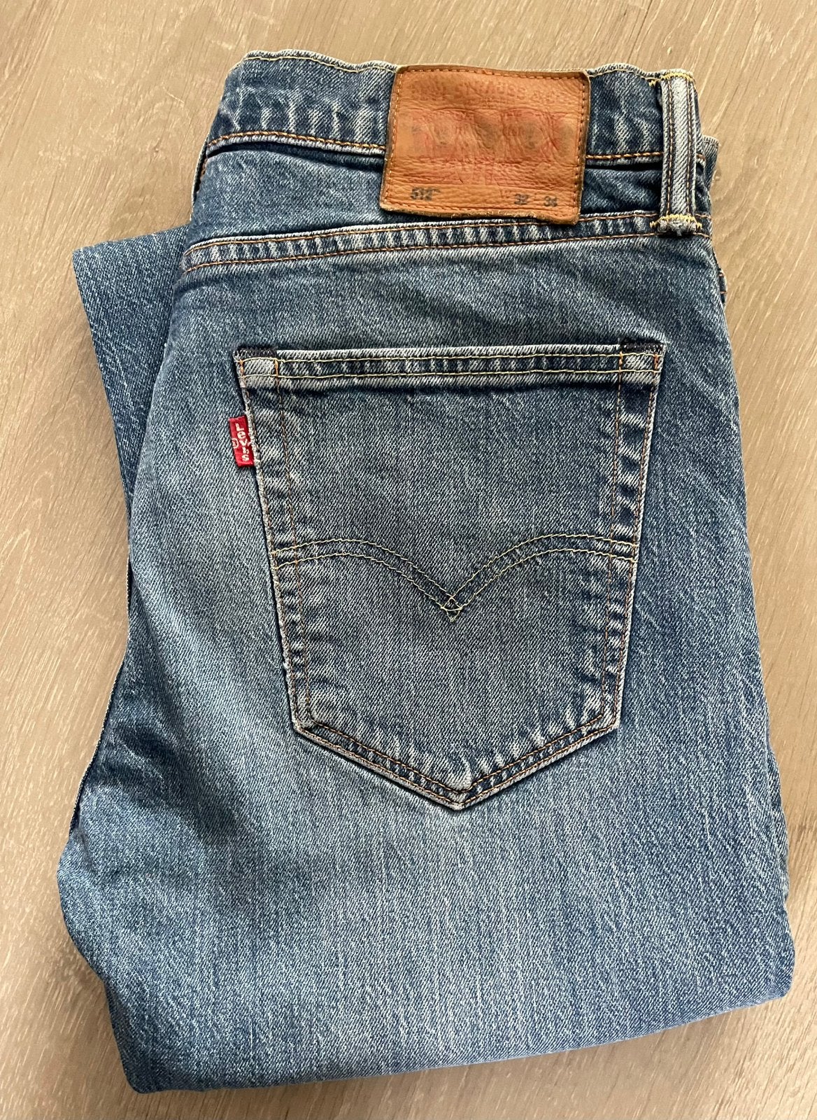 Levi's 512 jeans blauw W32/L34, Ophalen of Verzenden, Blauw, W32 (confectie 46) of kleiner