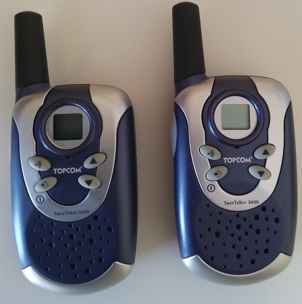 Topcom Twin Talker 3600, Ophalen of Verzenden, Zo goed als nieuw, Portofoon of Walkie-talkie, Met broekklem