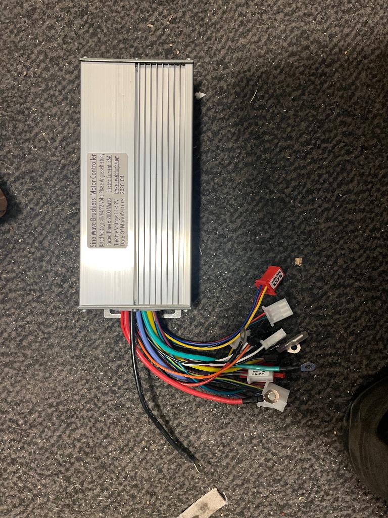 E-bike controller 35A 36/48/52/60V 1500W, Fietsen en Brommers, Ophalen of Verzenden, Nieuw