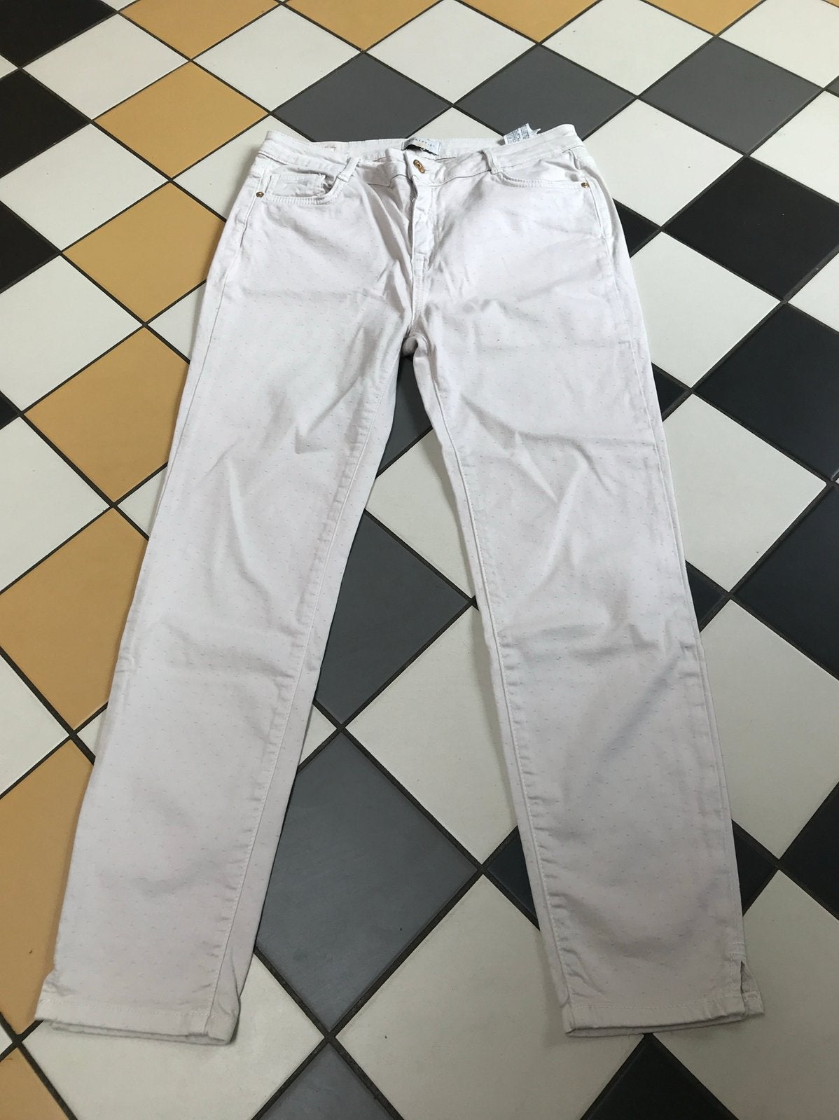 Cortefiel lichtroze broek skinny m, Maat 38/40 (M), Ophalen of Verzenden, Zo goed als nieuw, X