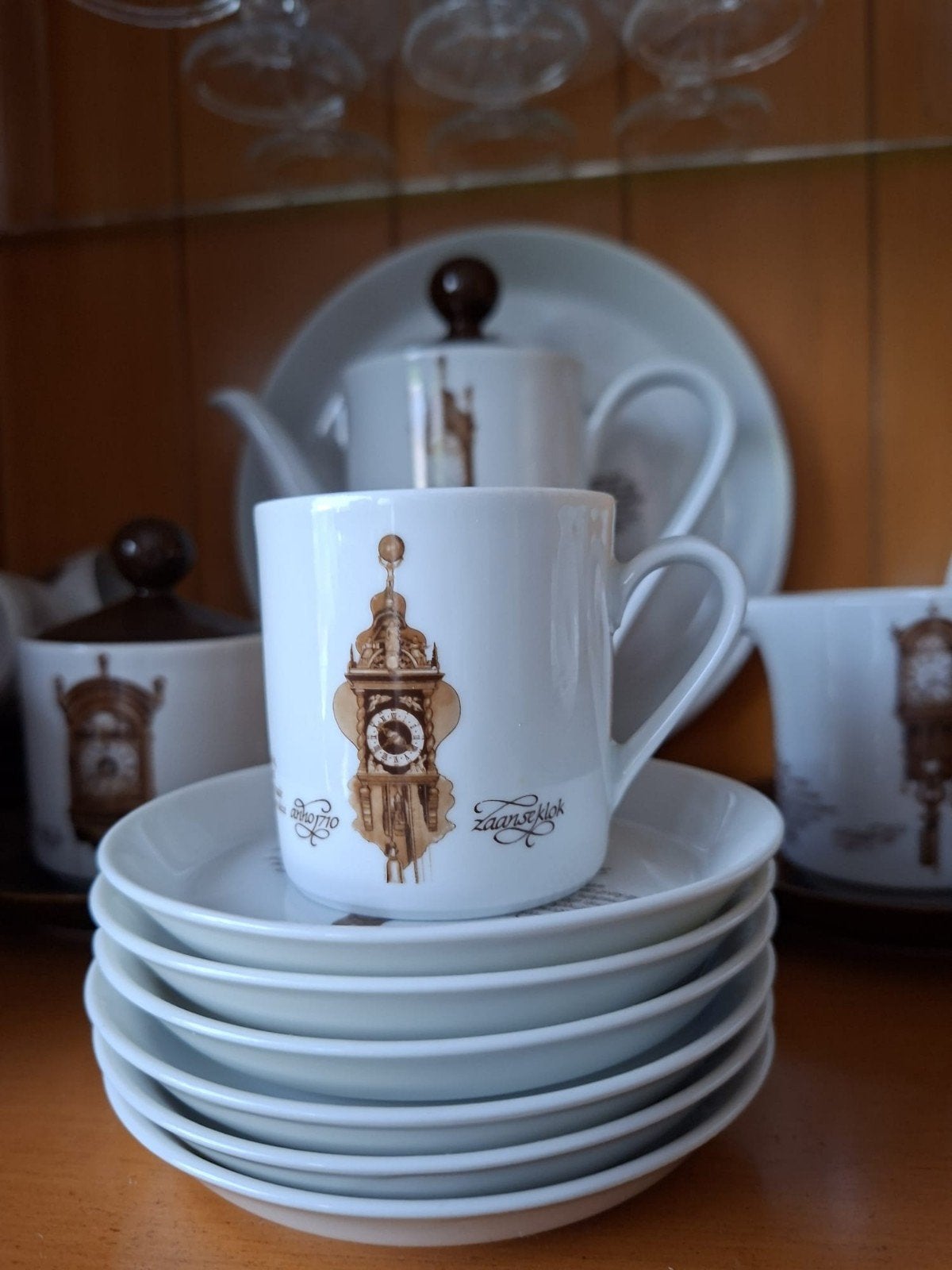 Klokkenservies Mitterteich Porzellan - 16 kop en schotels, Ophalen