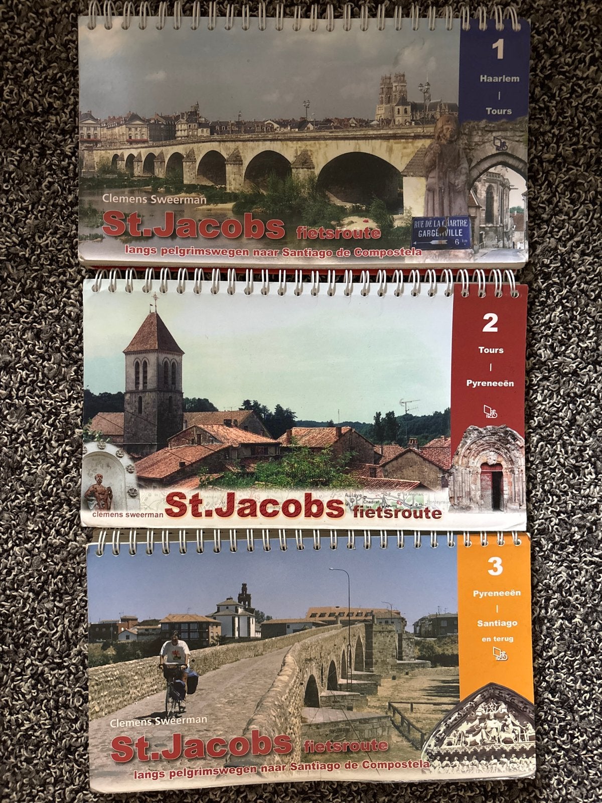 St. Jacobs fietsroute: langs pelgrimswegen naar Santiago, Boeken, Overige merken, Fiets- of Wandelgids, Europa, Ophalen of Verzenden
