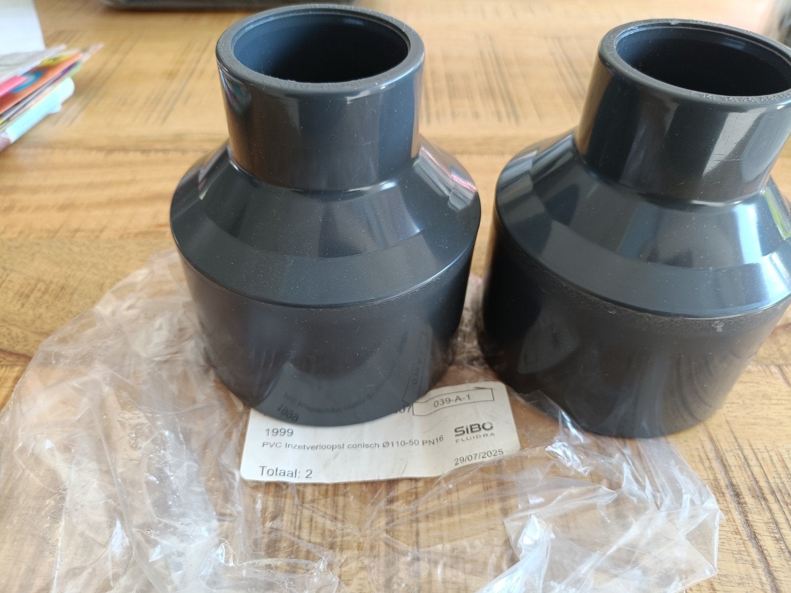 Nieuwe PVC Drukbuis Verloop 110-50mm 16 Bar, Ophalen of Verzenden, Nieuw