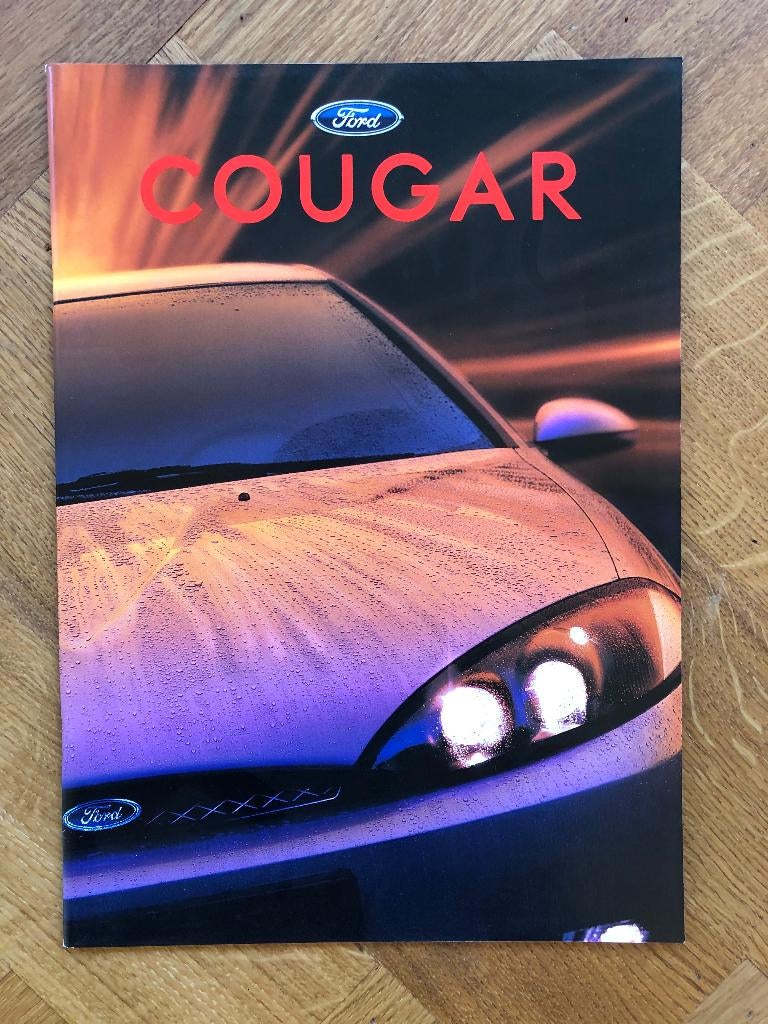 Ford Cougar 1998 folder., Ford, Verzenden, Nieuw, Ford