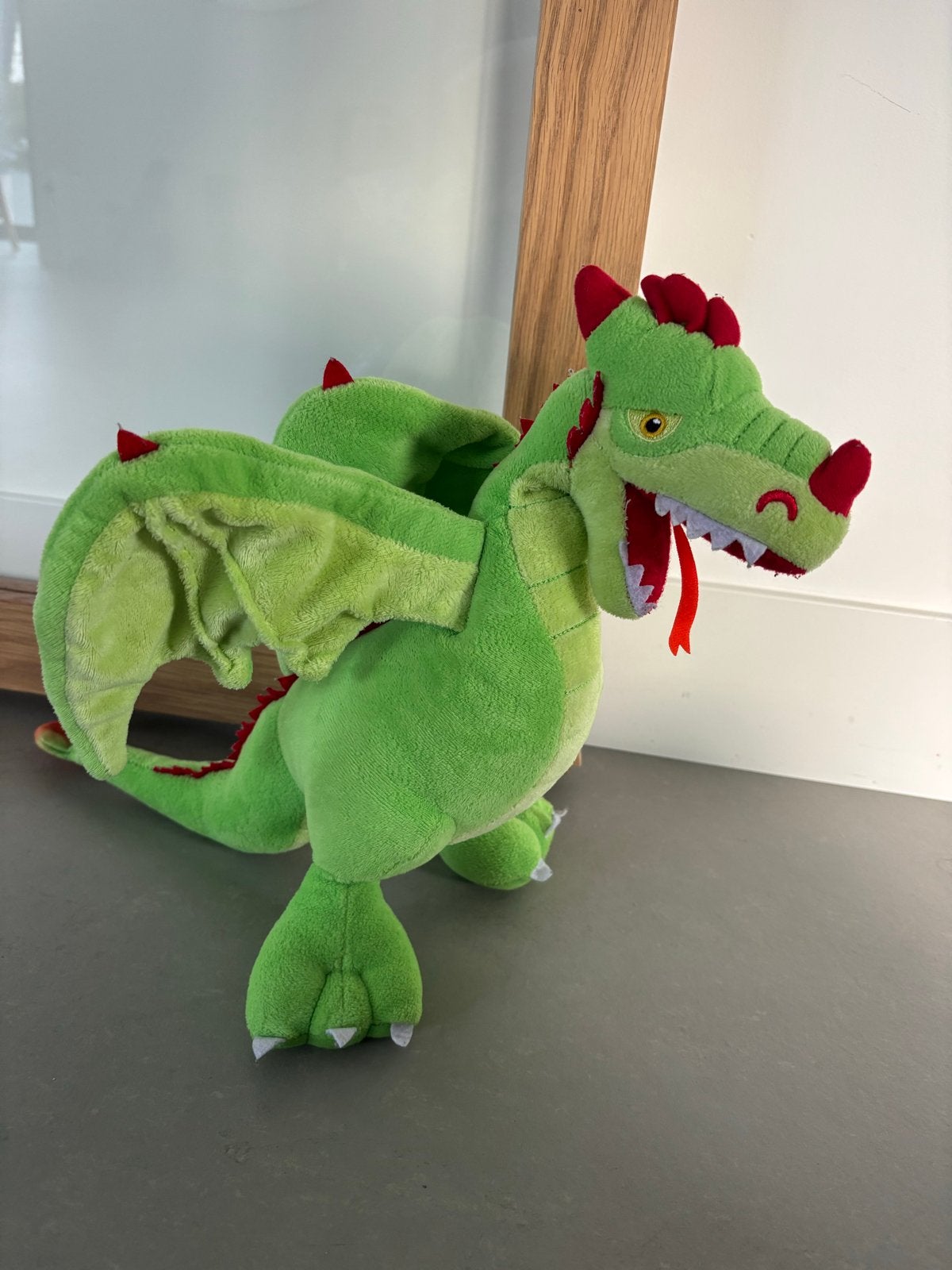 Efteling Draak Knuffel - Zo goed als nieuw, Groen, Dinosaurus, Ophalen of Verzenden, Met label