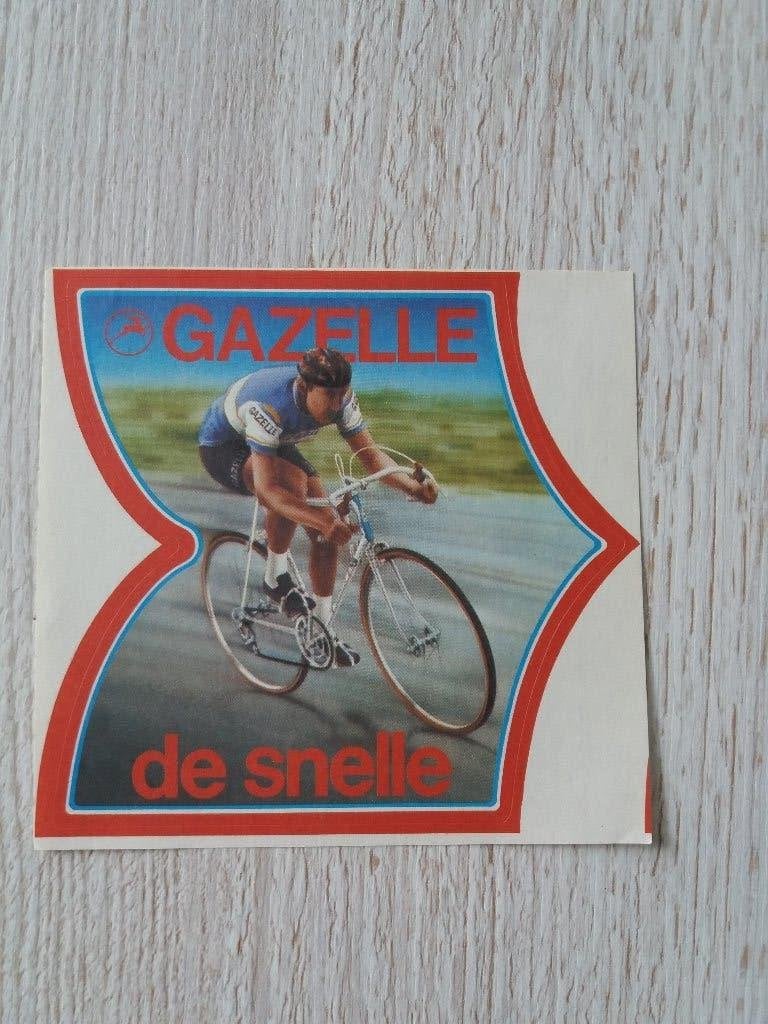 sticker GAZELLE de snelle, Ophalen of Verzenden, Zo goed als nieuw, Merk