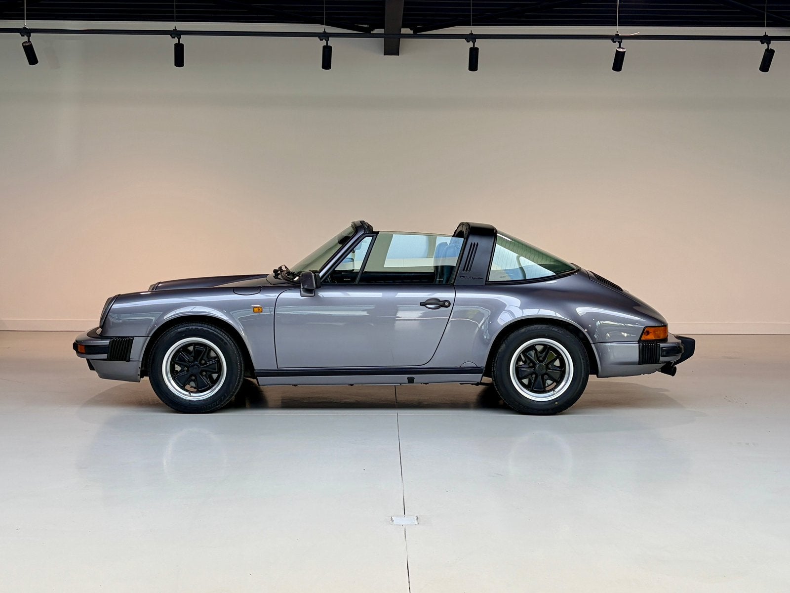 Porsche 911 3.2 Carrera Targa G50, Achterwielaandrijving, Cabriolet, Blauw, Leder en Stof