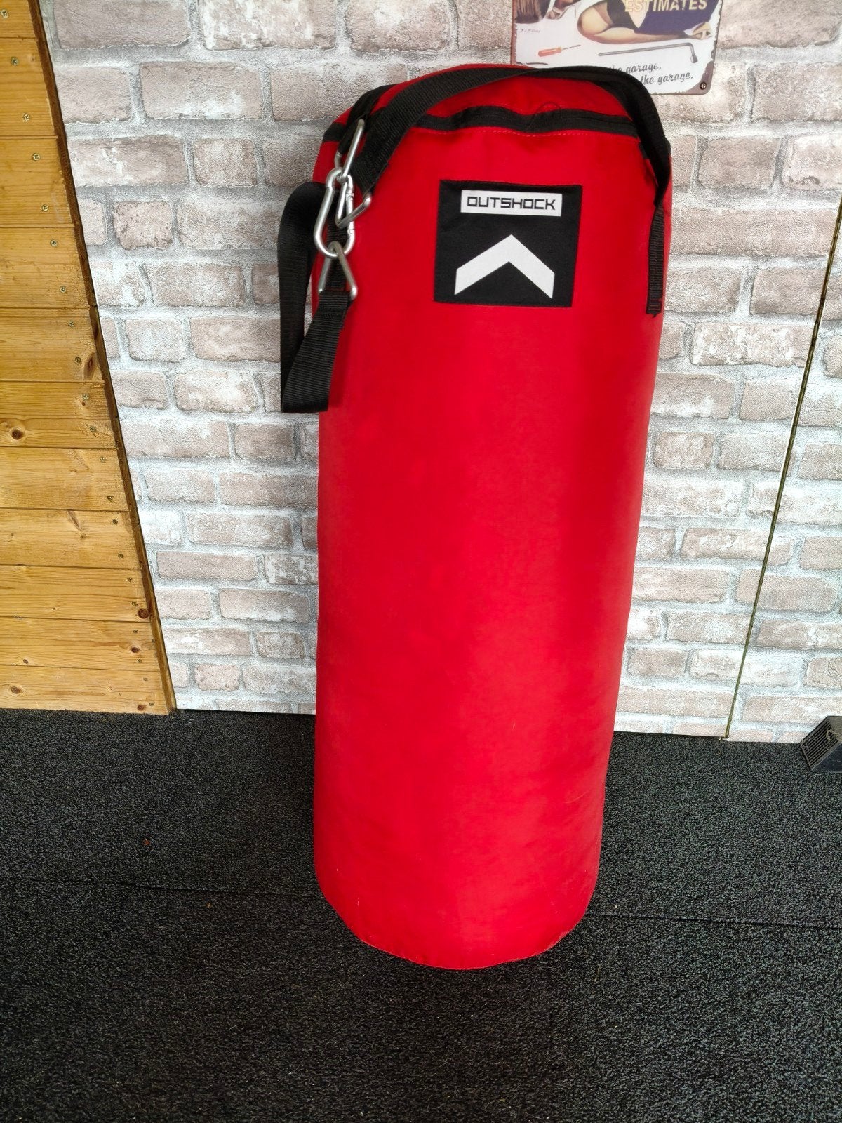 Rode Outshock Bokszak - Perfect voor Thuis Training, Ophalen, Gebruikt, Bokszak