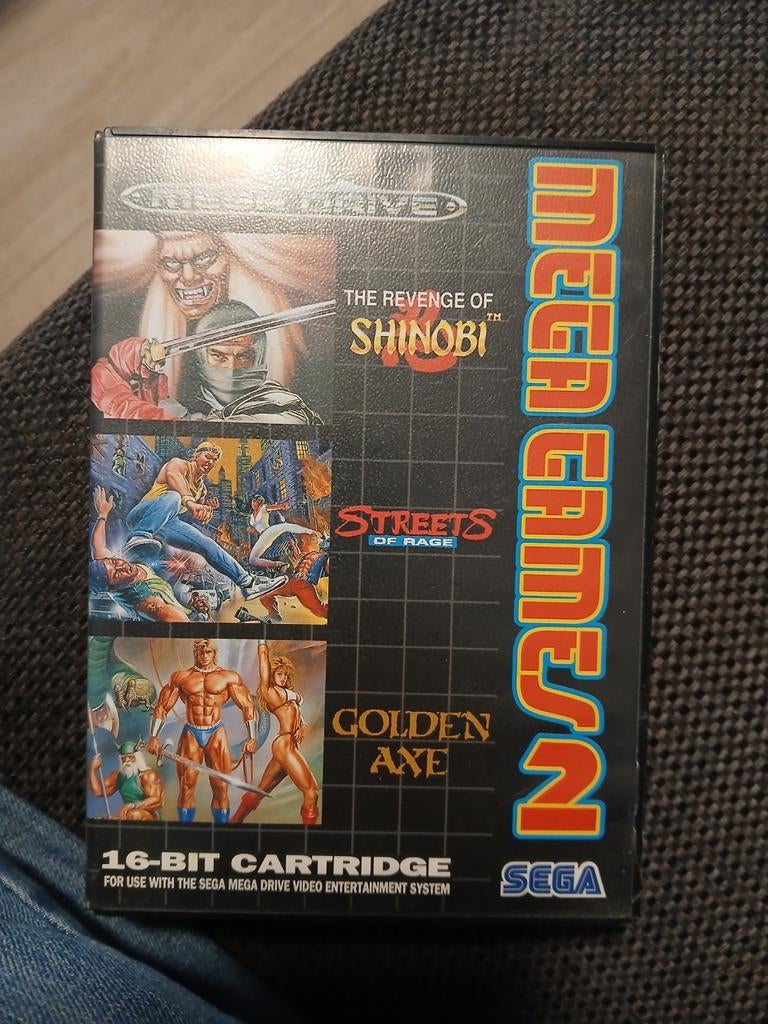 Mega Games 2 - Sega Mega Drive (3 klassiekers in 1), Spelcomputers en Games, Avontuur en Actie, Gebruikt, 2 spelers, Eén computer