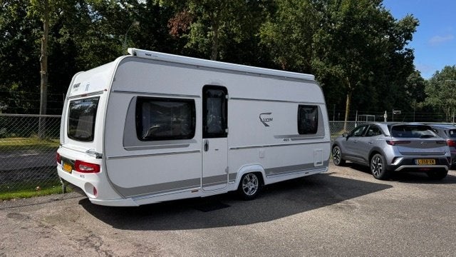 Fendt Saphir 465 2016 in zeer nette staat met mover, Caravans en Kamperen, Vast bed, Rondzit, Bedrijf, Luifel