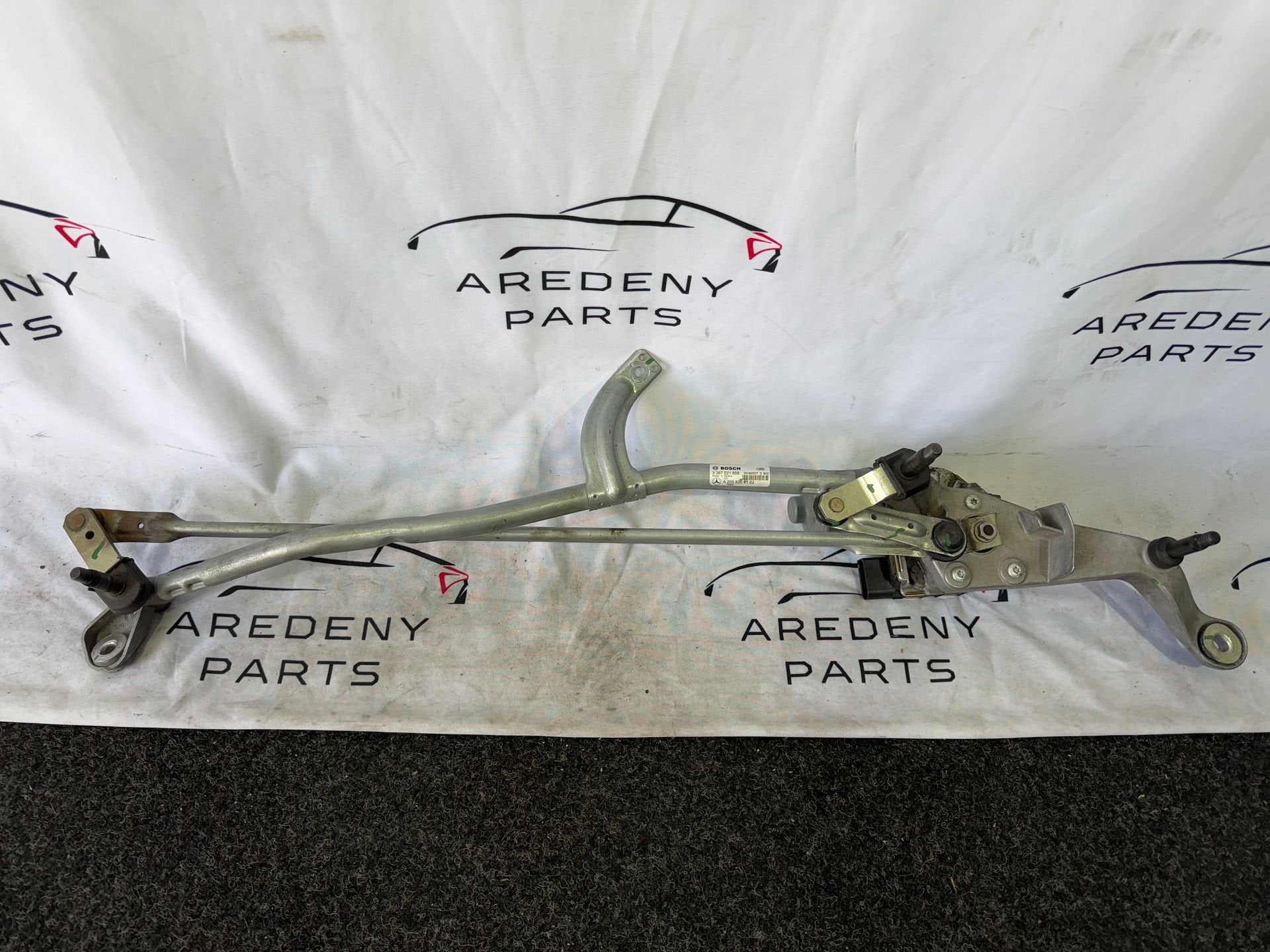 Mercedes C W205 S205 Ruitenwissermechaniek Motor A2058208102, Gebruikt, -, Ophalen of Verzenden, -