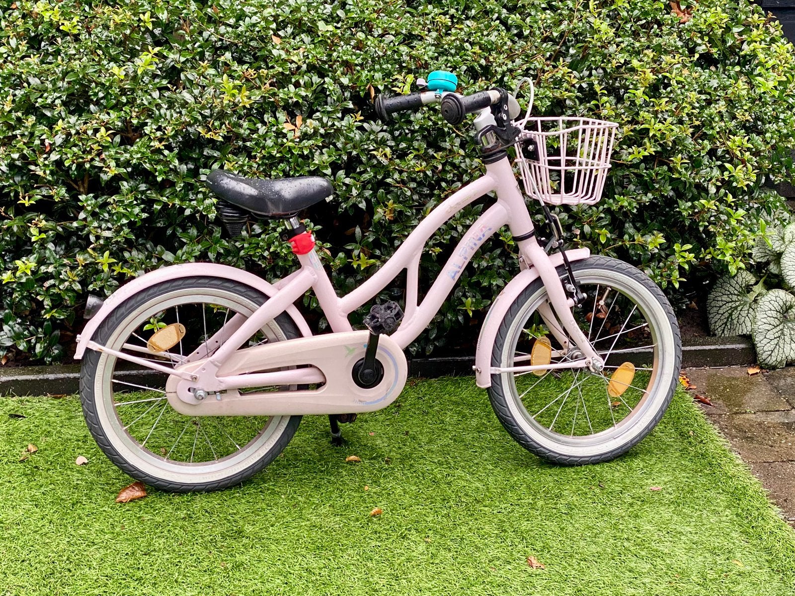 ALPINA OCEAN 16 inch kinderfiets, Ophalen, Gebruikt, Velgrem, 16 tot 20 inch