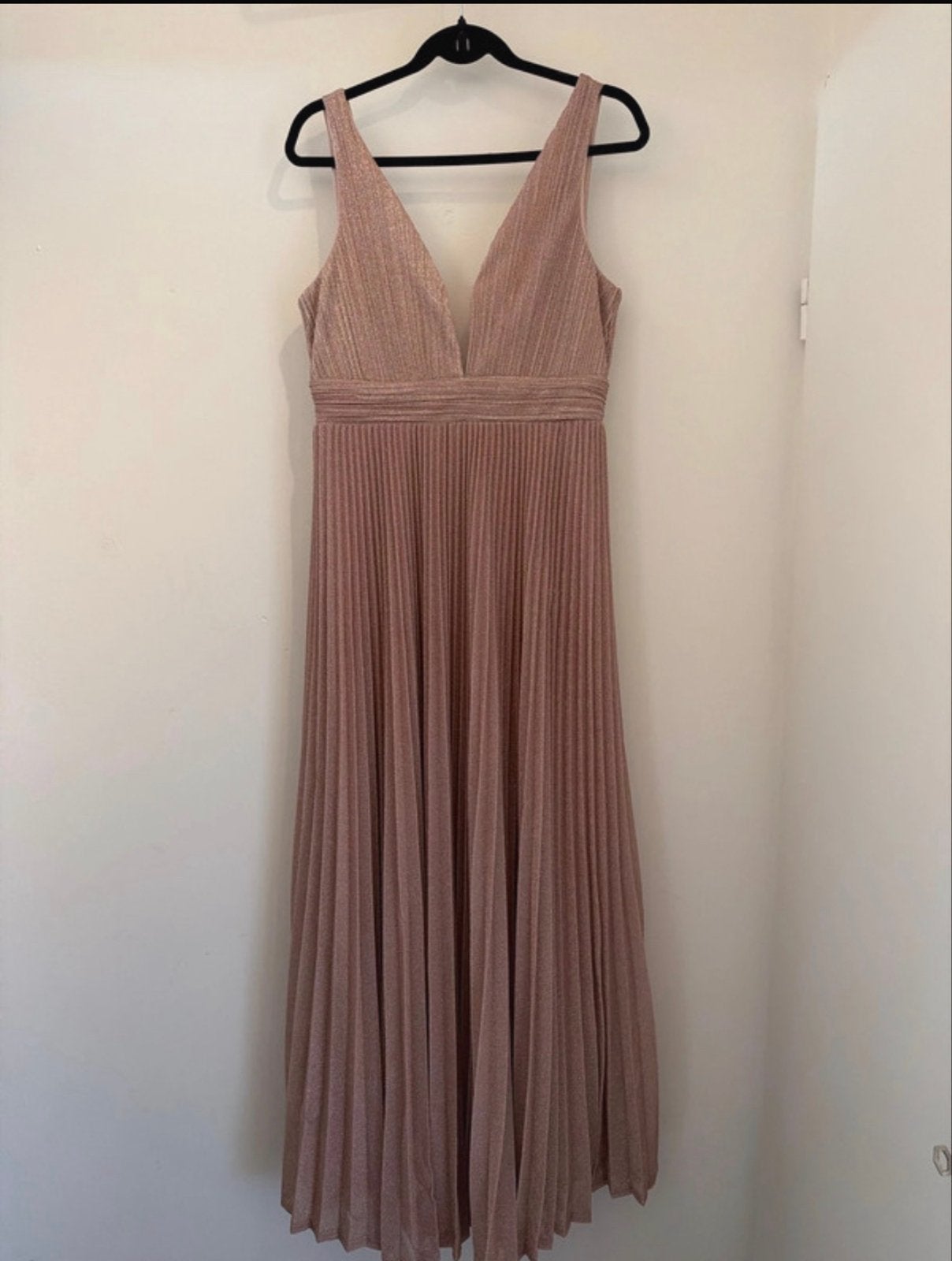 Elegante Avondjurk - Roze/Goud - Maat 42, Kleding | Dames, Galajurk, Maat 42/44 (L), Ophalen of Verzenden, Zo goed als nieuw