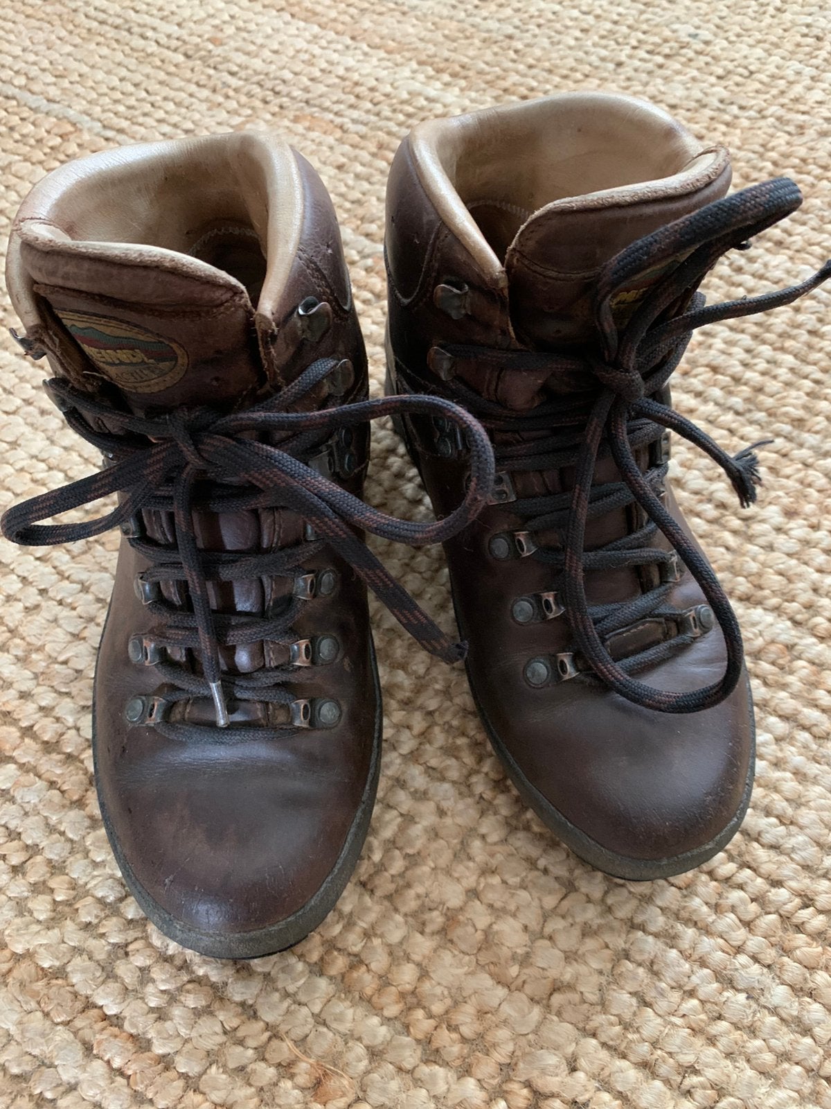 Mooie leren wandelschoenen Meindl Borneo 2 MFS lady mt 39,5, Bruin, Gedragen, Wandelschoenen, Ophalen of Verzenden