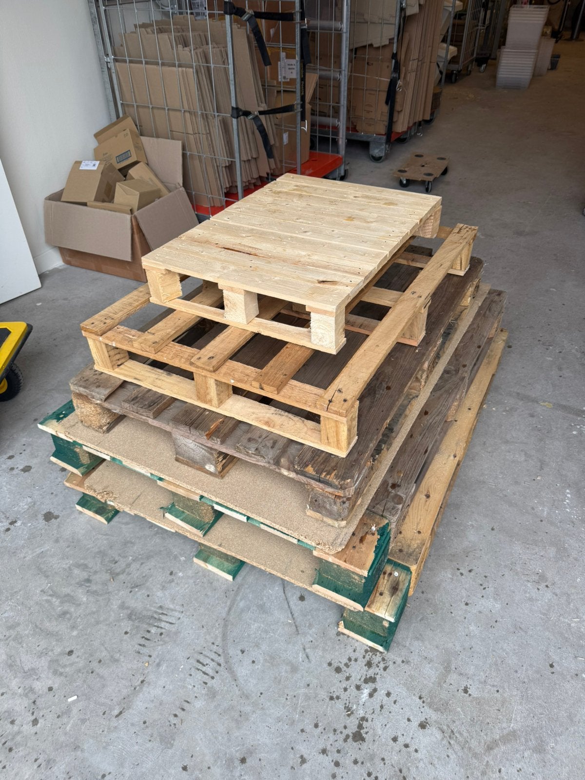 Pallets, Doe-het-zelf en Verbouw, Hout en Planken, Ophalen, Gebruikt, Pallet, Minder dan 200 cm