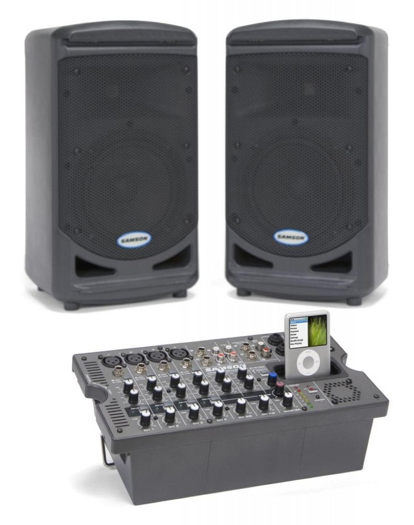 Samson XP308i PA set, Audio, Tv en Foto, Gebruikt, Speakerset, Ophalen, 150 watt of meer