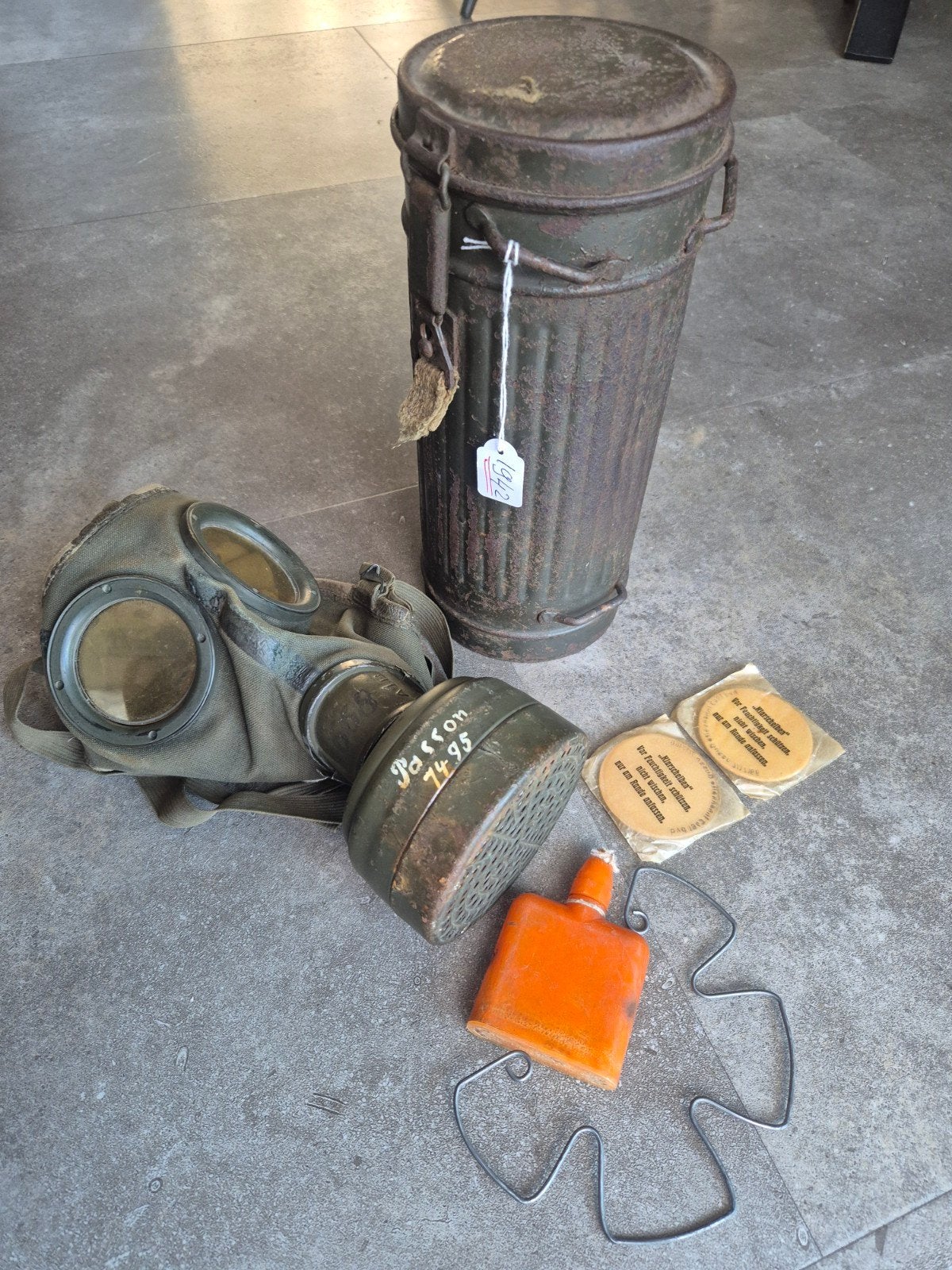 Gasmasker met bus., Ophalen of Verzenden, Landmacht, Duitsland