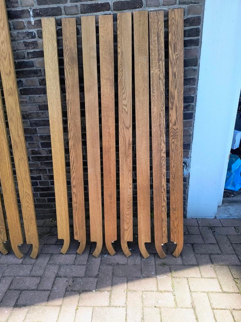 Eiken planken. Br 9,5x dik 2,0 cm, Ophalen, Minder dan 25 mm, Eiken, Plank