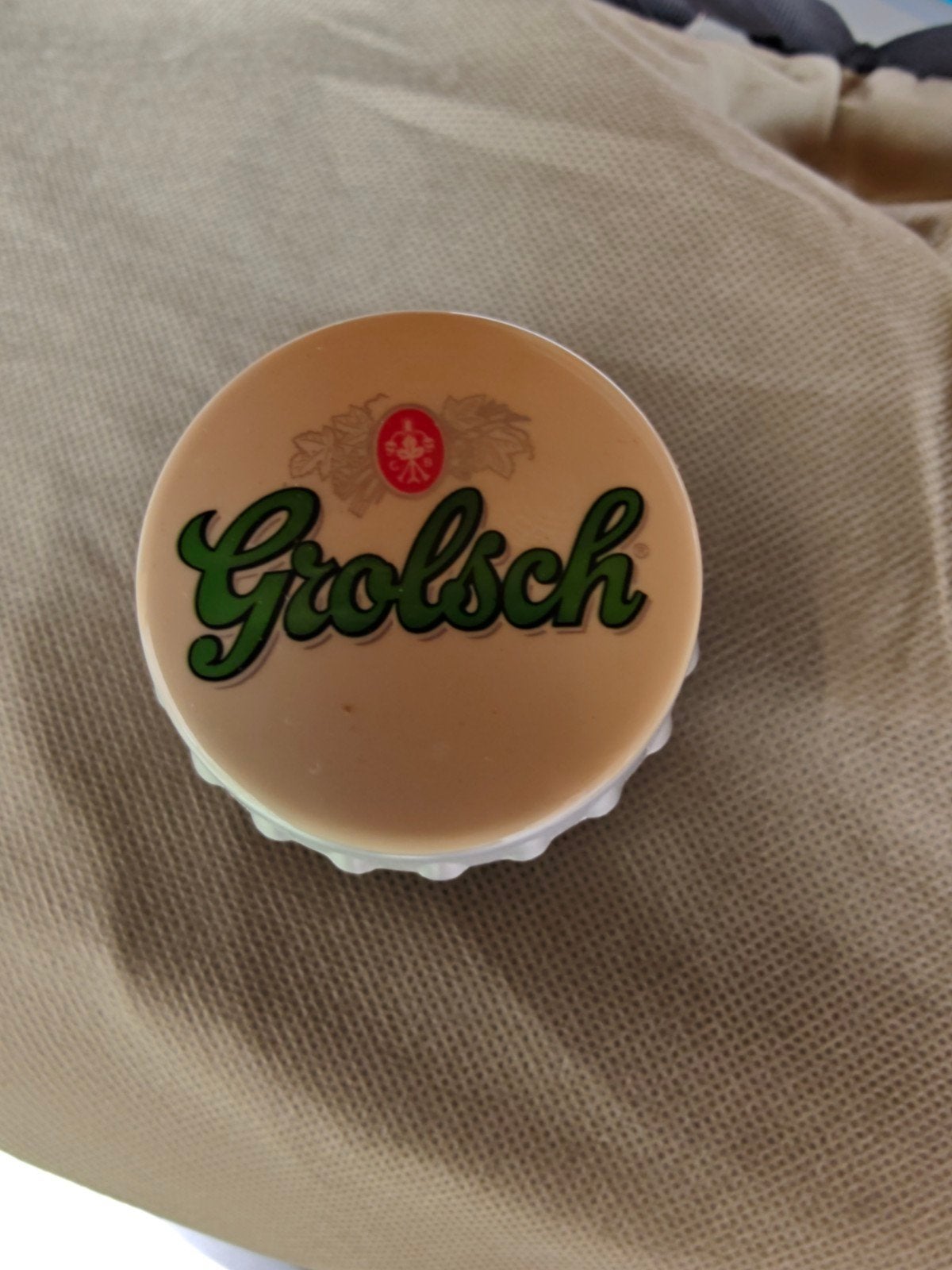 Grolsch Bier  opener /  Uniek Verzamelobject, Ophalen of Verzenden, Gebruikt, Lichtbak of (neon) lamp