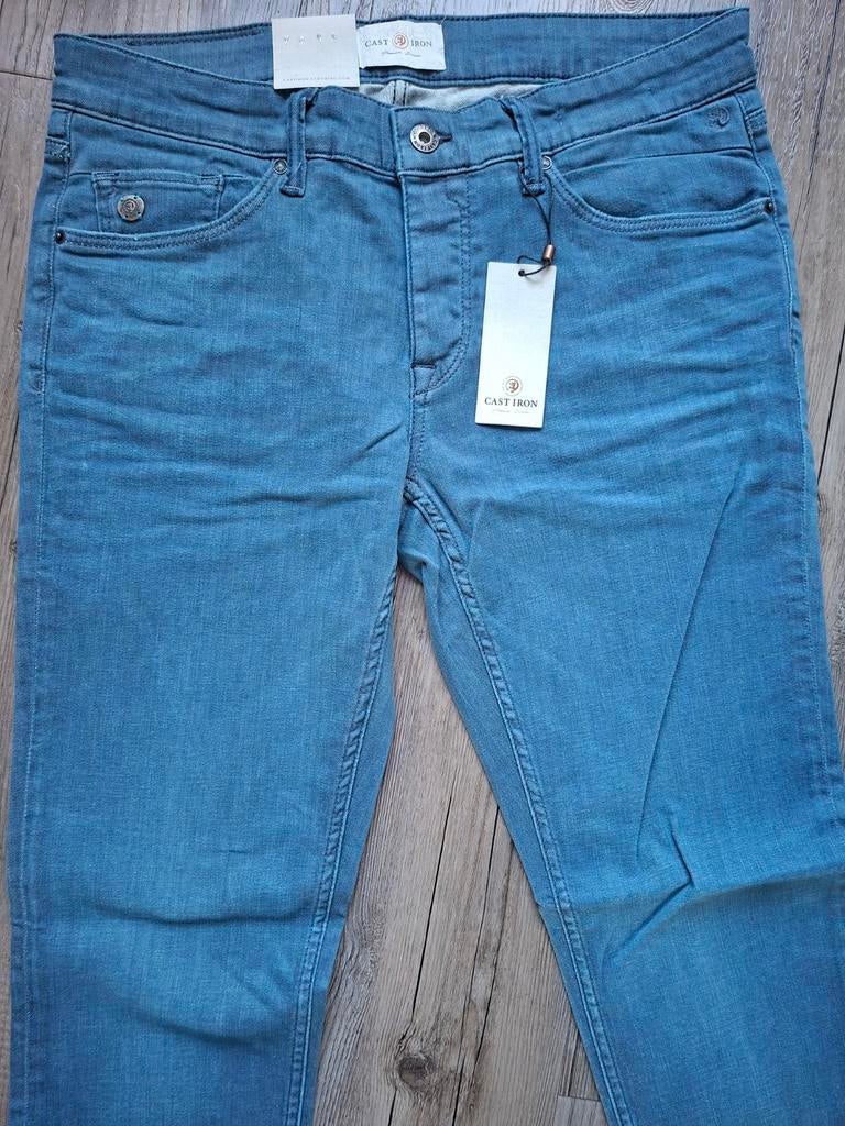 CAST IRON Riser slimfit jeans W33 L34, Blauw, Nieuw, Ophalen of Verzenden, W33 - W34 (confectie 48/50)