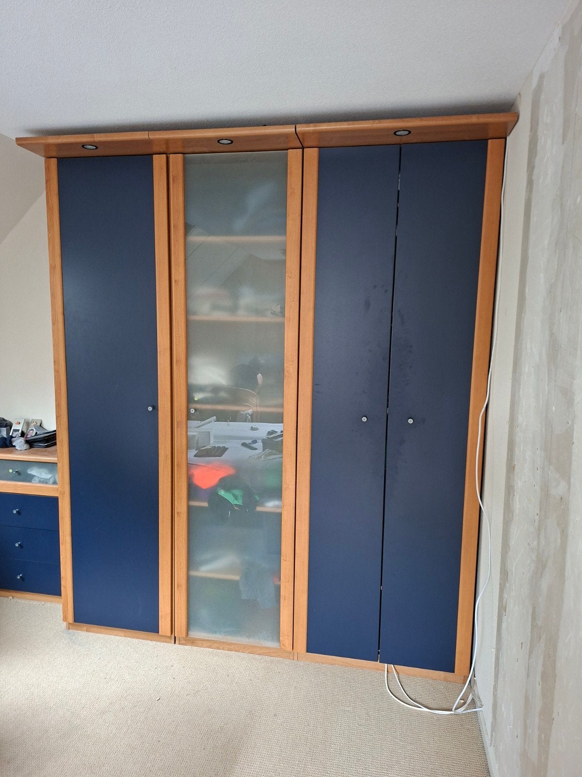 IKEA Pax Kast - 3-delig, 236x200x60 cm met deuren en planken, Met deur(en), Gebruikt, 150 tot 200 cm, Ophalen of Verzenden