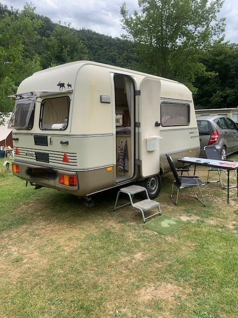 Biod 350 TL Caravan - 1992 Compact en Compleet, Caravans en Kamperen, Caravans, Omvormbare zithoek, Treinzit, Tot en met 3, Particulier