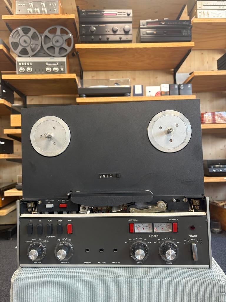 Revox A-77 4 track mkIII tapedeck met garantie, Ophalen, Bandrecorder