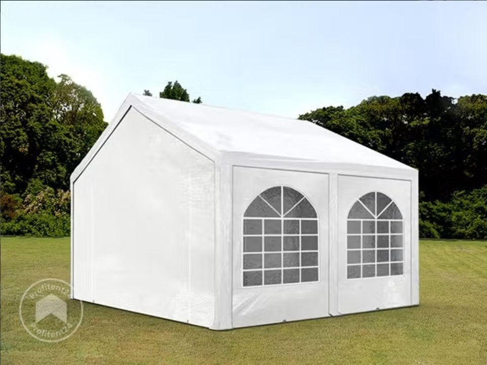 Profitent 24 Partytent 4x5 m, PE 450, wit, Ophalen, Partytent, 2 meter of meer, Zo goed als nieuw