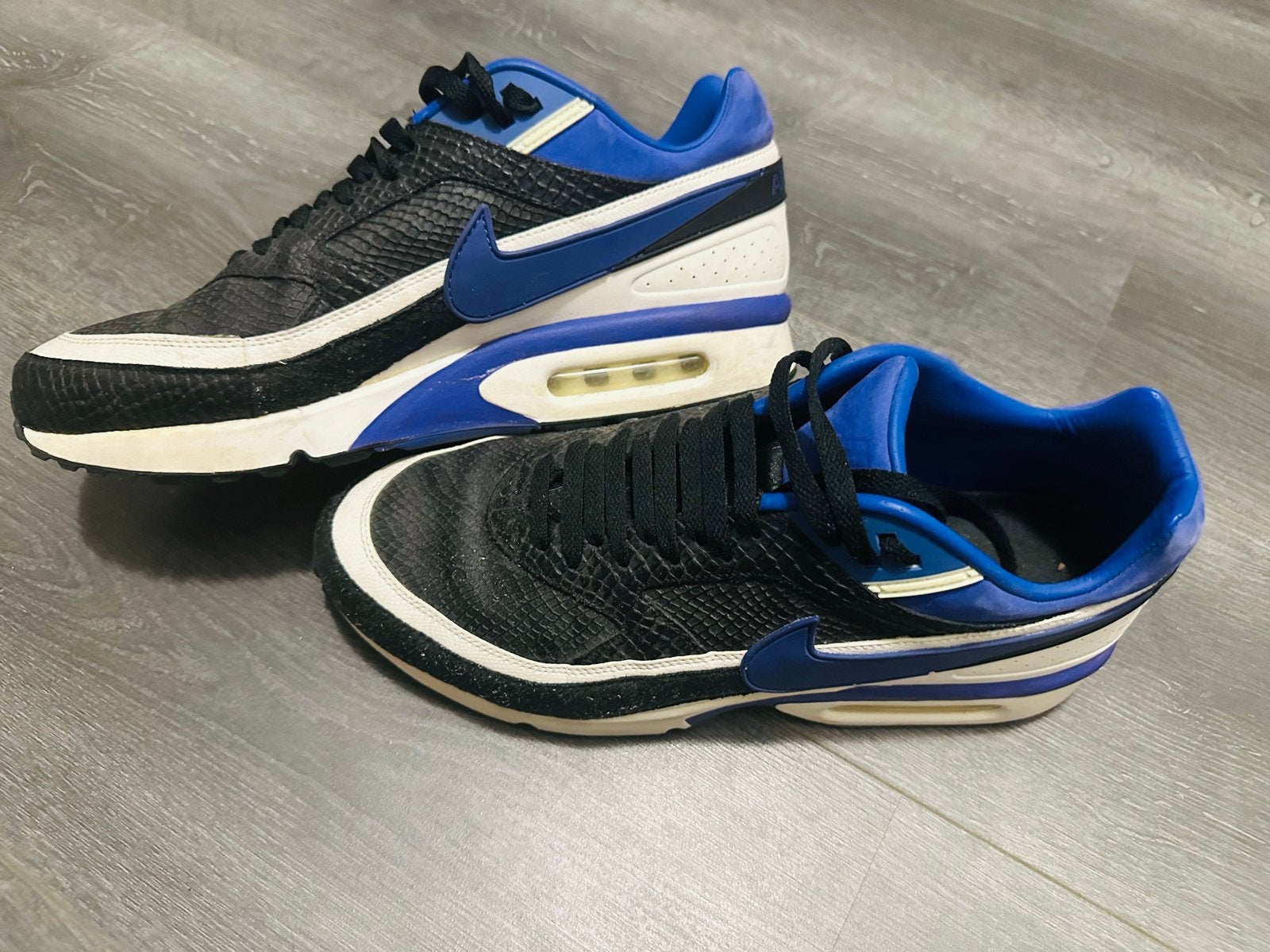 Nike Air Max ‘BW Persian Snake’ sneakers - Maat 46, Ophalen of Verzenden, Gedragen, Zwart, Sneakers of Gympen
