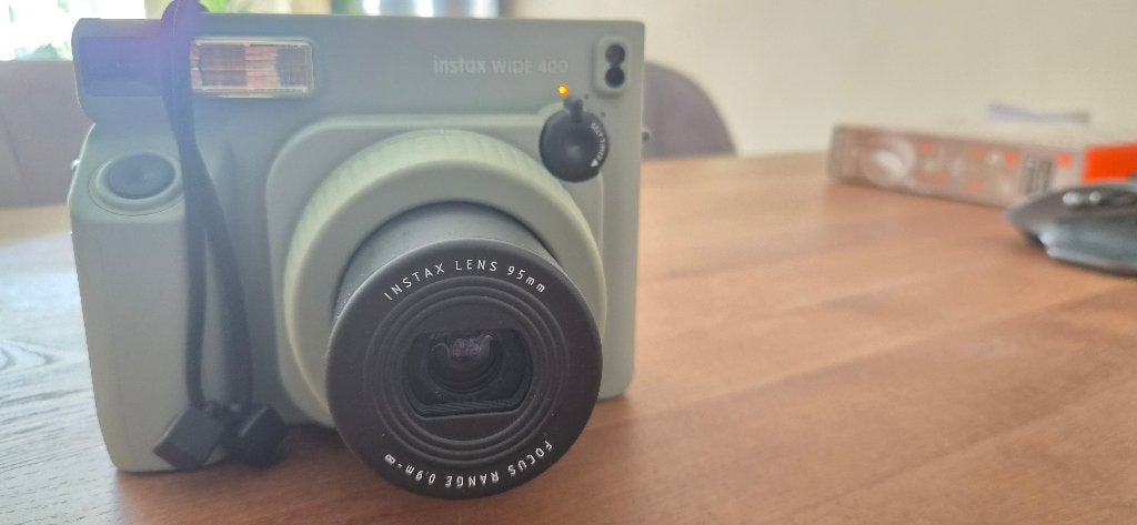 Fujifilm Instax Wide 400 - Sage Green, Instant camera, Ophalen of Verzenden, Zo goed als nieuw, Fujifilm