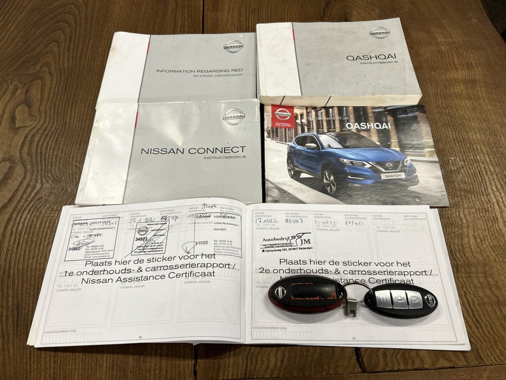 Nissan QASHQAI 1.2 N-Connecta | Panoramadak | Keyless | 360, Auto's, Nissan, Voorwielaandrijving, Gebruikt, 4 cilinders, Met garantie (alle)
