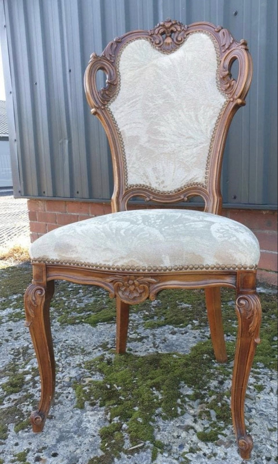 4 Italiaanse barok eetkamerstoelen, Ophalen