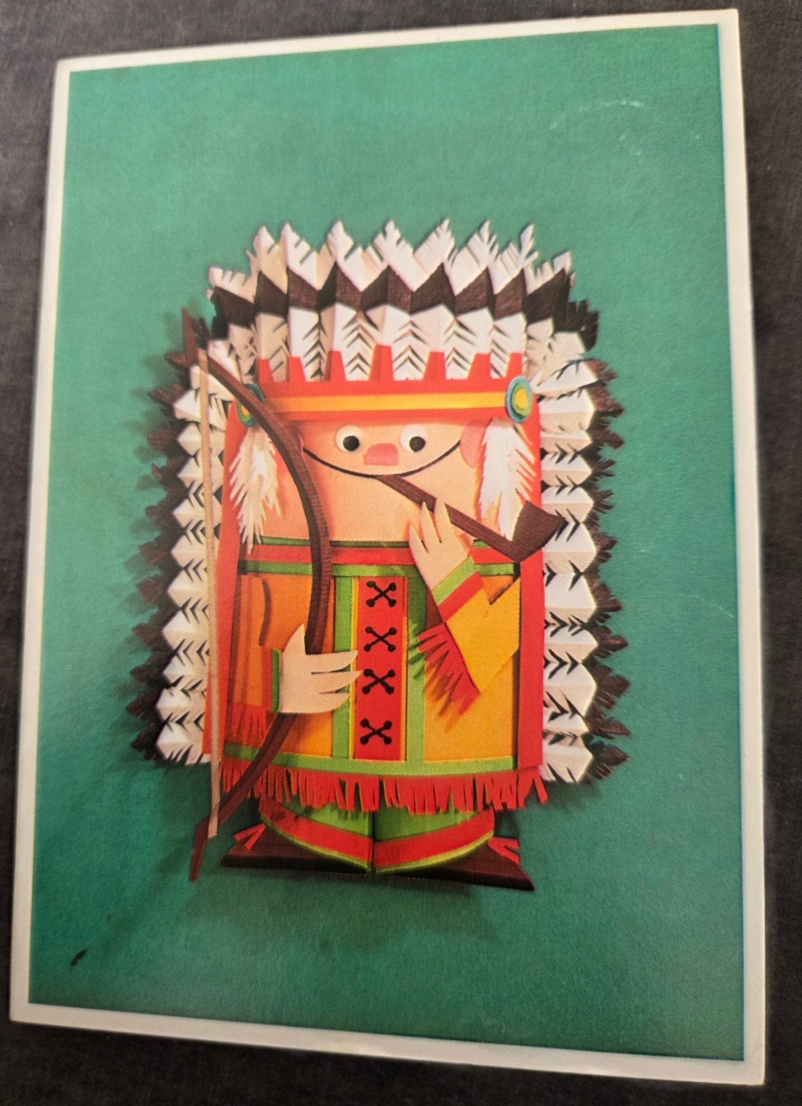 Indiaan met pijp, Verzenden, 1960 tot 1980, Gelopen, Kinderen